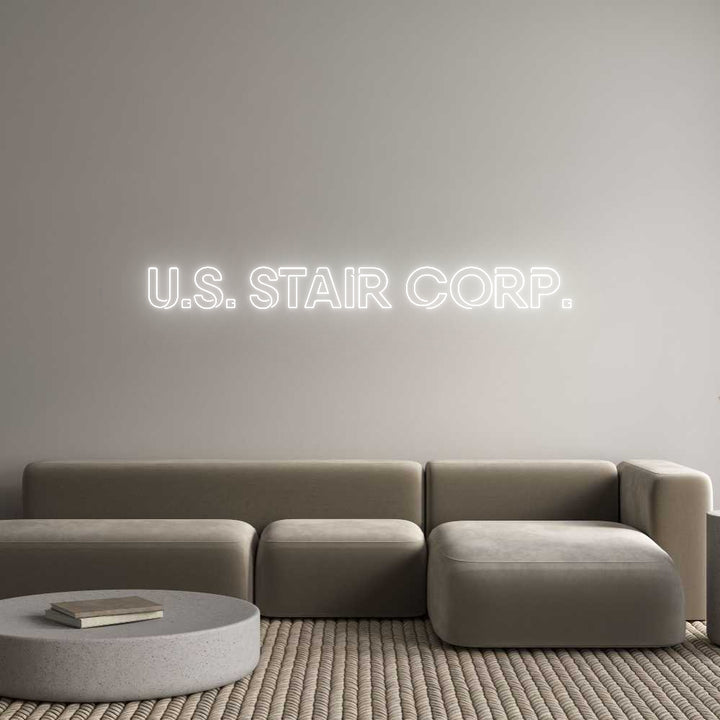 Custom Neon: U.S. STAIR CO...