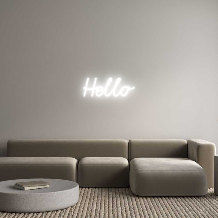 Custom Neon: Hello