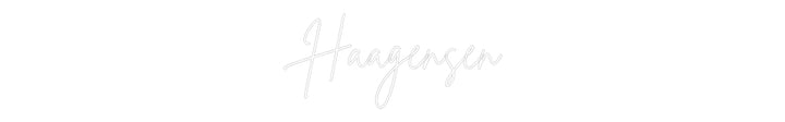 Custom Neon: Haagensen