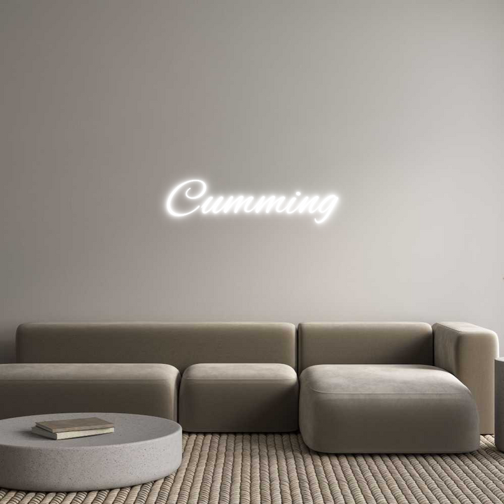 Custom Neon: Cumming