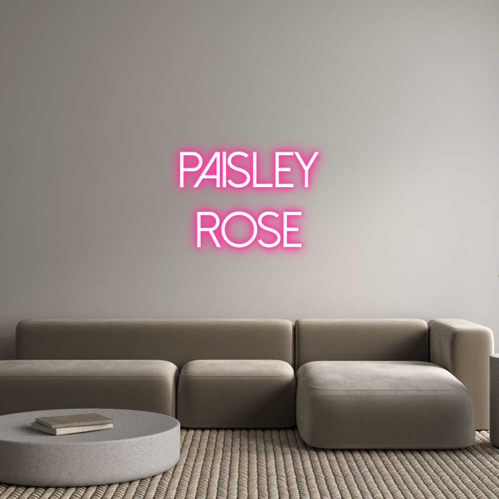 Custom Neon: Paisley
Rose