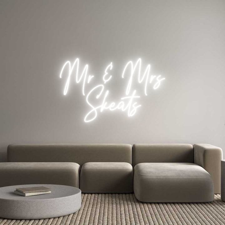 Custom Neon: Mr & Mrs
Ske...