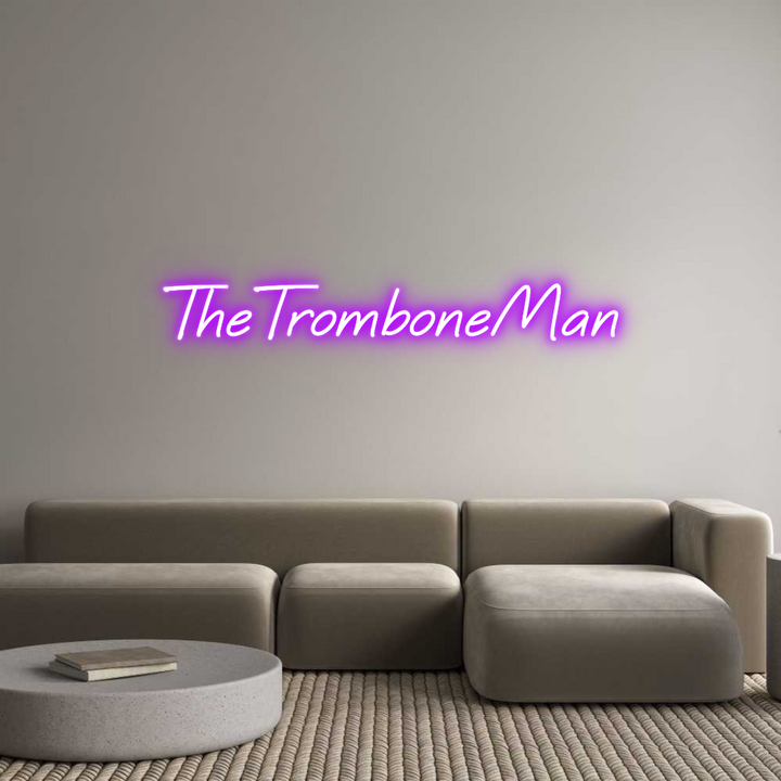 Custom Neon: TheTromboneMan