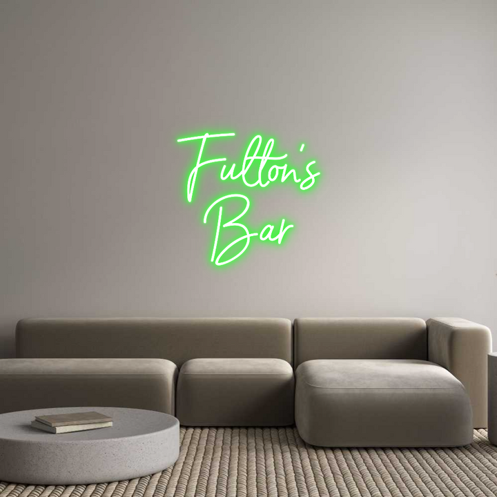 Custom Neon: Fulton's
Bar