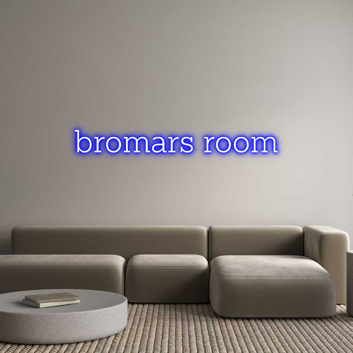 Custom Neon: bromars room