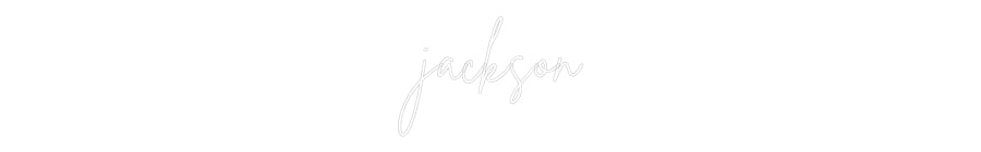 Custom Neon: jackson