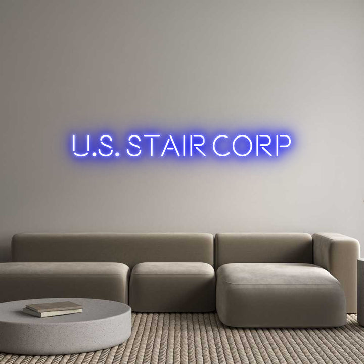 Custom Neon: U.S. Stair Corp