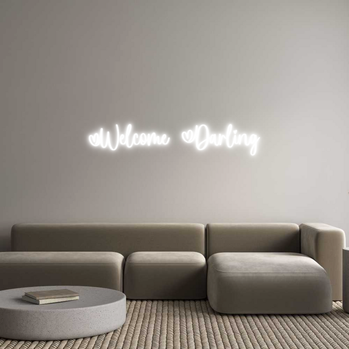 Custom Neon: Welcome Darling