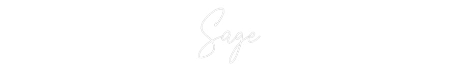 Custom Neon: Sage