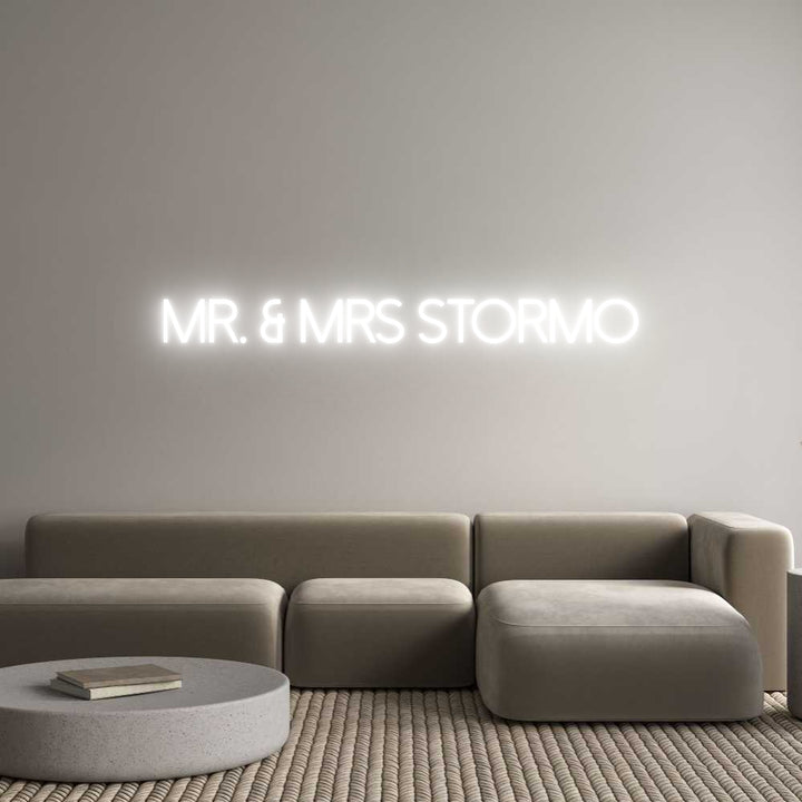 Custom Neon: Mr. & Mrs Sto...