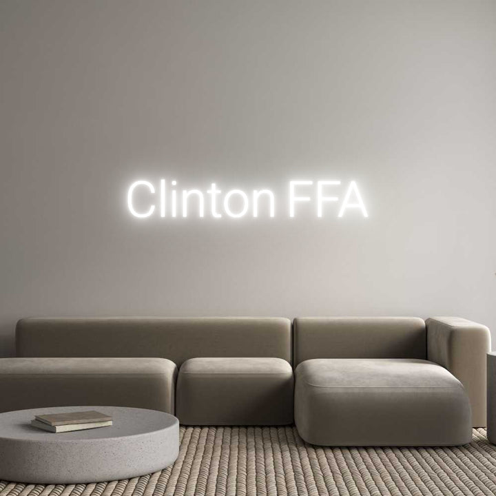 Custom Neon: Clinton FFA