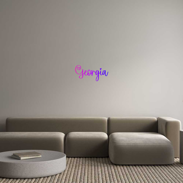 Custom Neon: Georgia