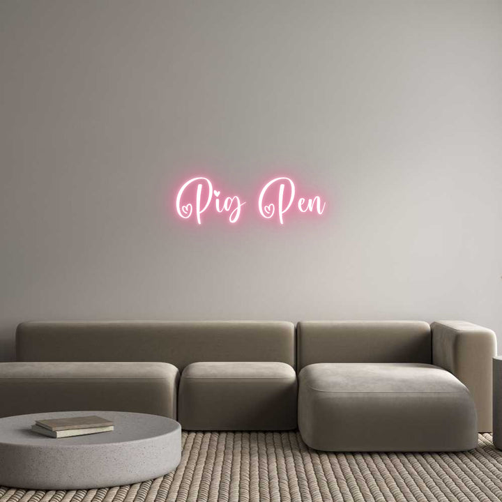 Custom Neon: Pig Pen