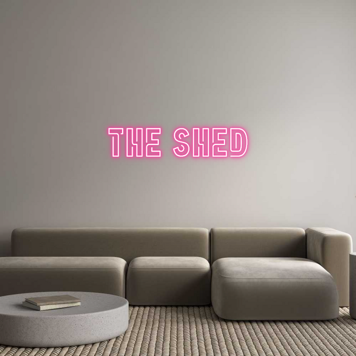 Custom Neon: THE SHED