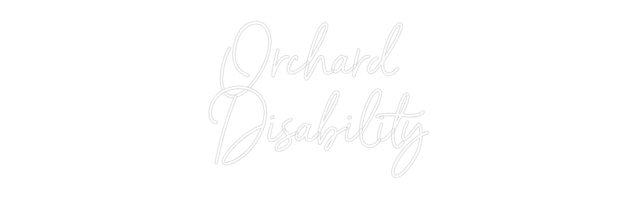 Custom Neon: Orchard 
Dis...