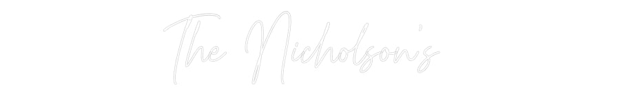 Custom Neon: The Nicholson...