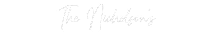 Custom Neon: The Nicholson...