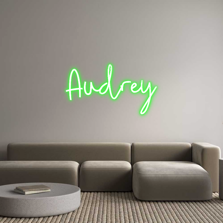 Custom Neon: Audrey