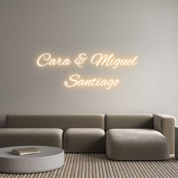 Custom Neon: Cara & Miguel...