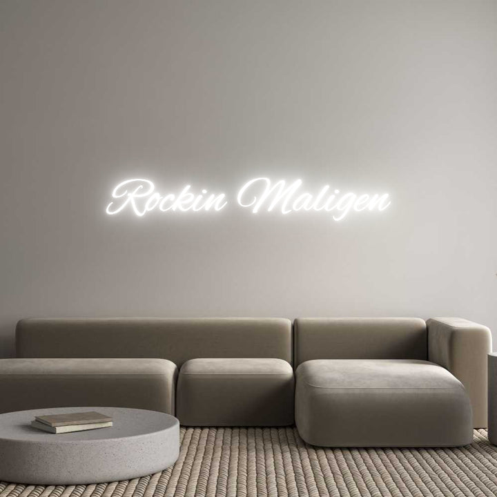 Custom Neon: Rockin Maligen