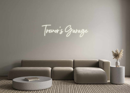 Custom Neon: Trevor's Garage