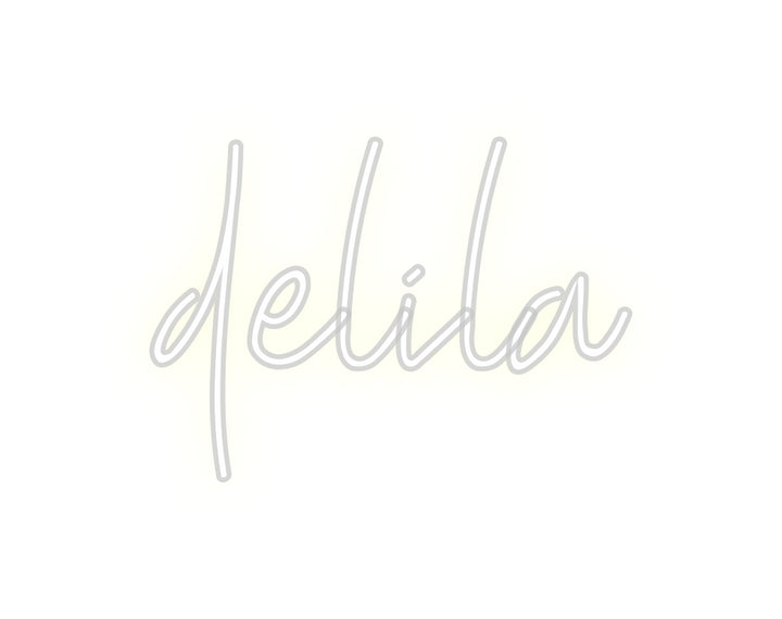 Custom Neon: delila