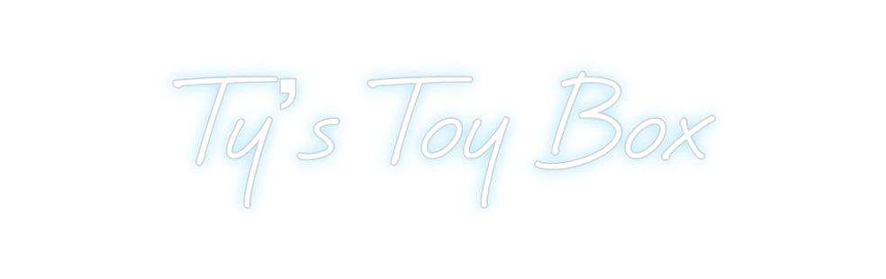 Custom Neon: Ty’s Toy Box