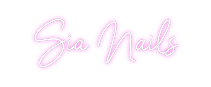 Custom Neon: Sia Nails