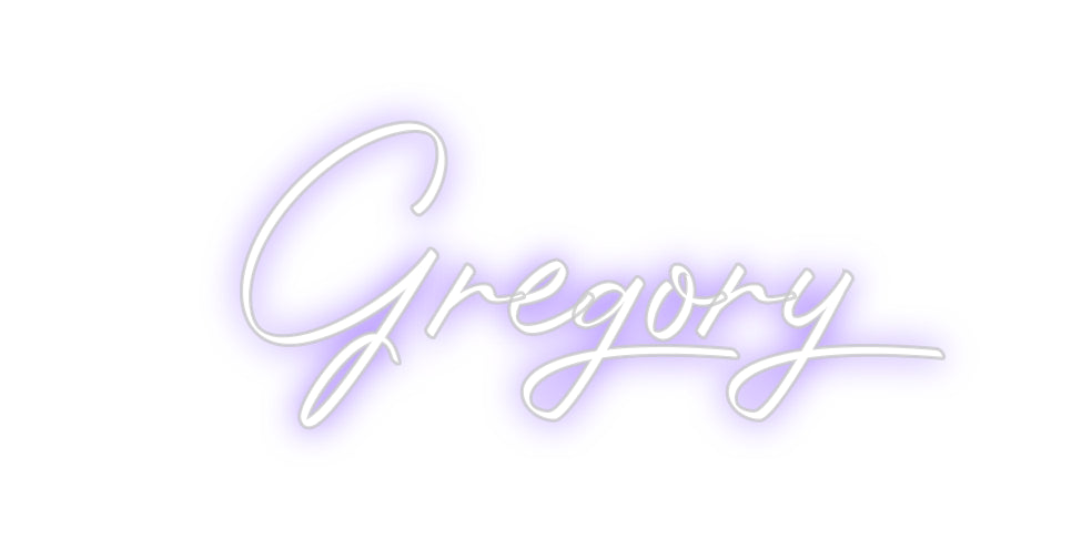 Custom Neon: Gregory