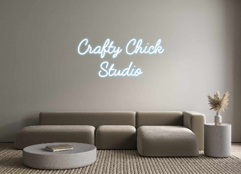 Custom Neon: Crafty Chick
...