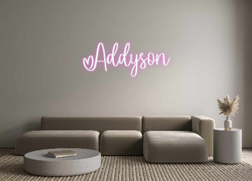 Custom Neon: Addyson