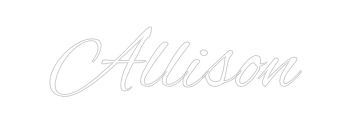 Custom Neon: Allison