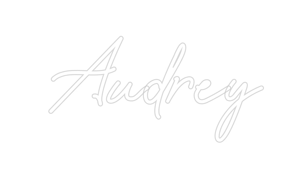 Custom Neon: Audrey