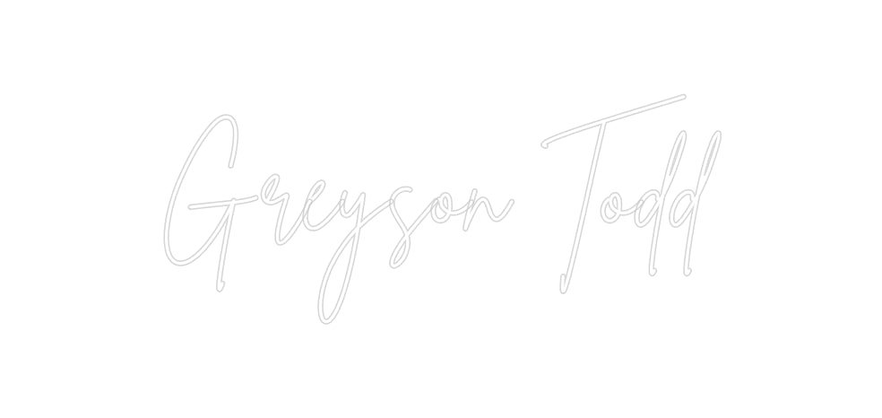 Custom Neon: Greyson Todd