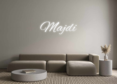 Custom Neon: Majdi