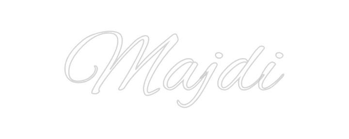 Custom Neon: Majdi