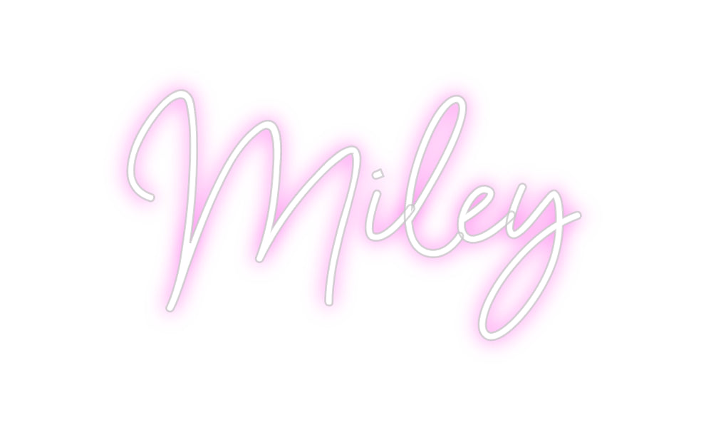 Custom Neon: Miley