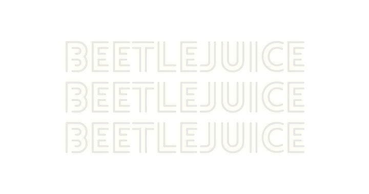 Custom Neon: Beetlejuice
...