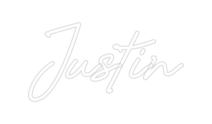 Custom Neon: Justin