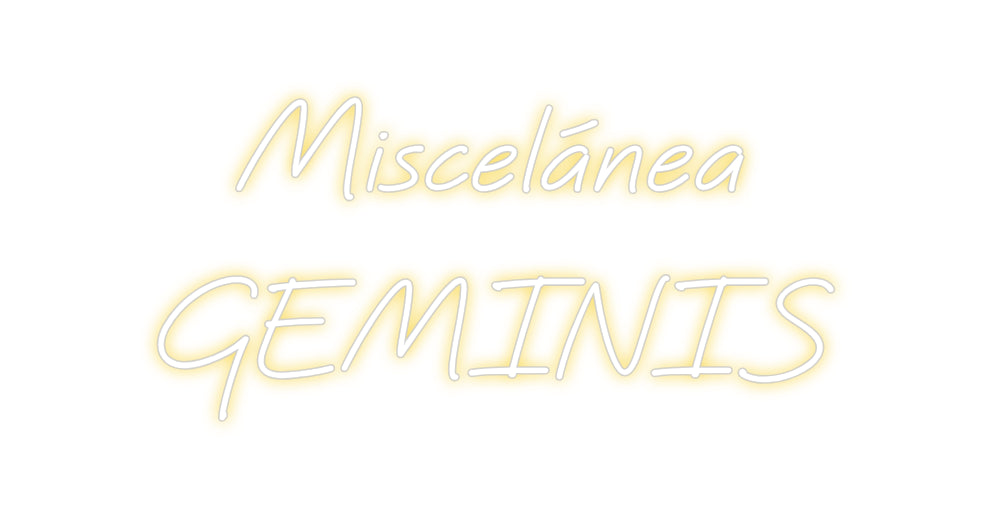 Custom Neon: Miscelánea
G...