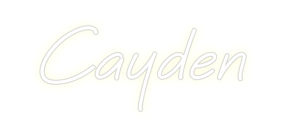 Custom Neon: Cayden