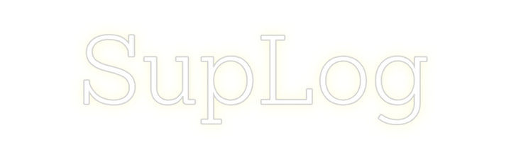 Custom Neon: SupLog