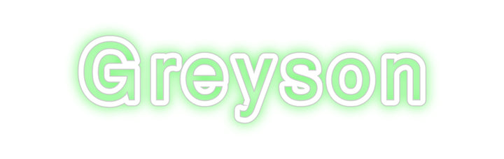 Custom Neon: Greyson