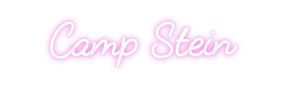 Custom Neon: Camp Stein