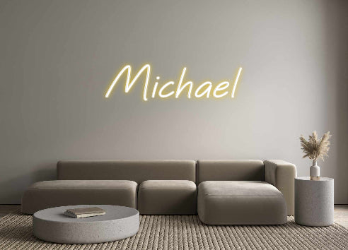 Custom Neon: Michael