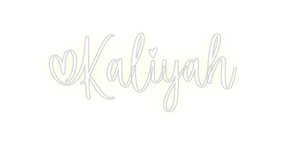 Custom Neon: Kaliyah