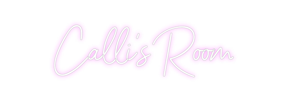 Custom Neon: Calli’s Room