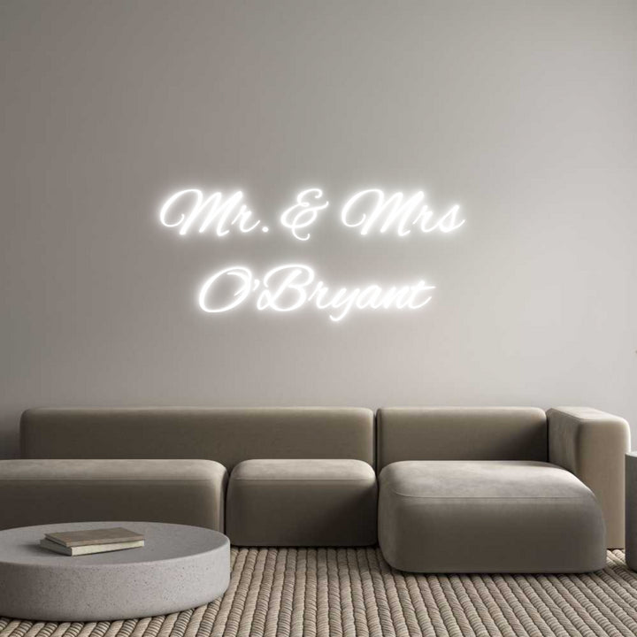 Custom Neon: Mr. & Mrs 
 ...