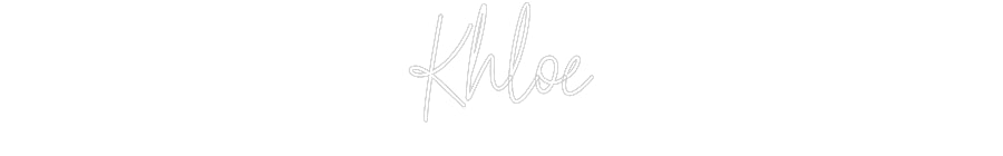 Custom Neon: Khloe