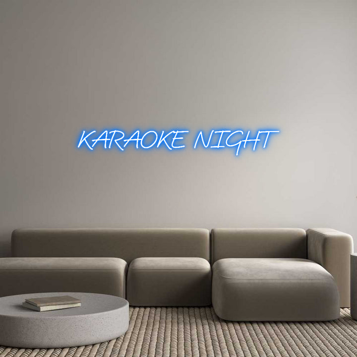 Custom Neon: KARAOKE NIGHT